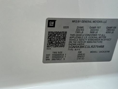 Used 2020 Chevrolet Tahoe LT w/ Luxury Package AWD/4WD image 38