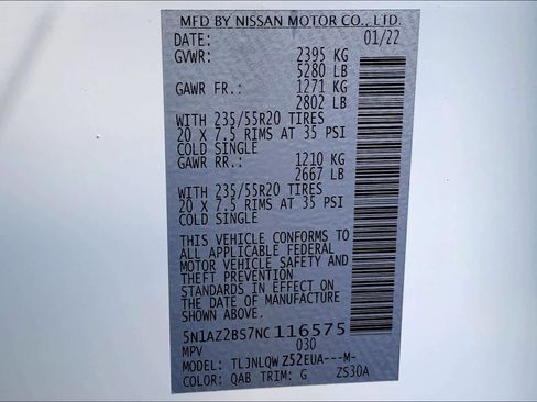 Used 2022 Nissan Murano SV w/ SV Midnight Edition Package image 33