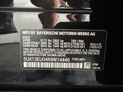 Certified 2024 BMW X5 sDrive40i w/ Premium Package RWD image 35