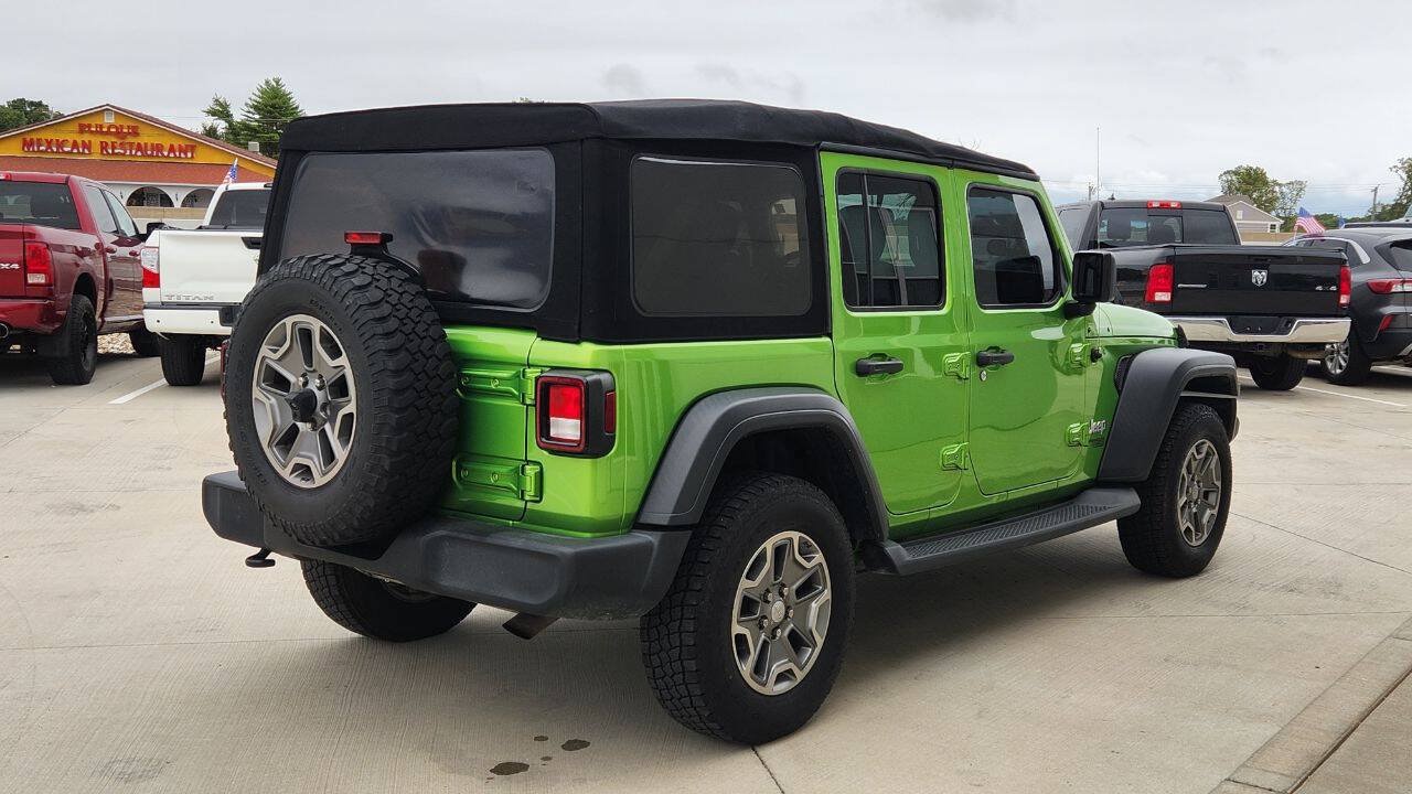 Used 2018 Jeep Wrangler Unlimited Sport S AWD/4WD image 6