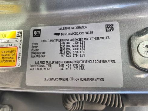 Certified 2024 Chevrolet Tahoe LS w/ Driver Alert Package image 25