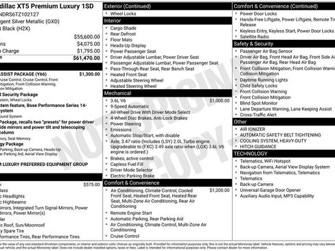 New 2026 Cadillac XT5 Premium Luxury w/ Driver Assist Package image 45