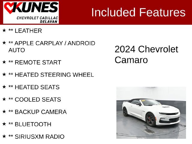 Used 2024 Chevrolet Camaro SS RWD image 3