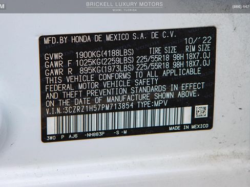 Certified 2023 Honda HR-V Sport image 39