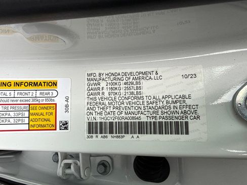Used 2024 Honda Accord EX-L image 32