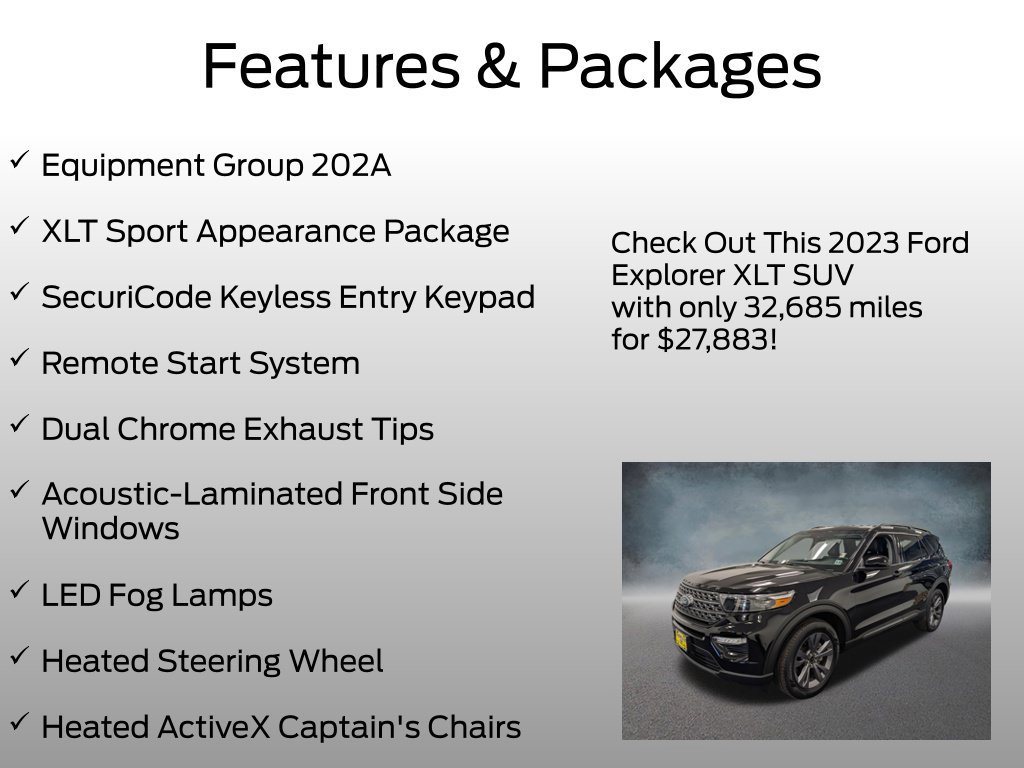 Certified 2023 Ford Explorer XLT AWD/4WD image 4