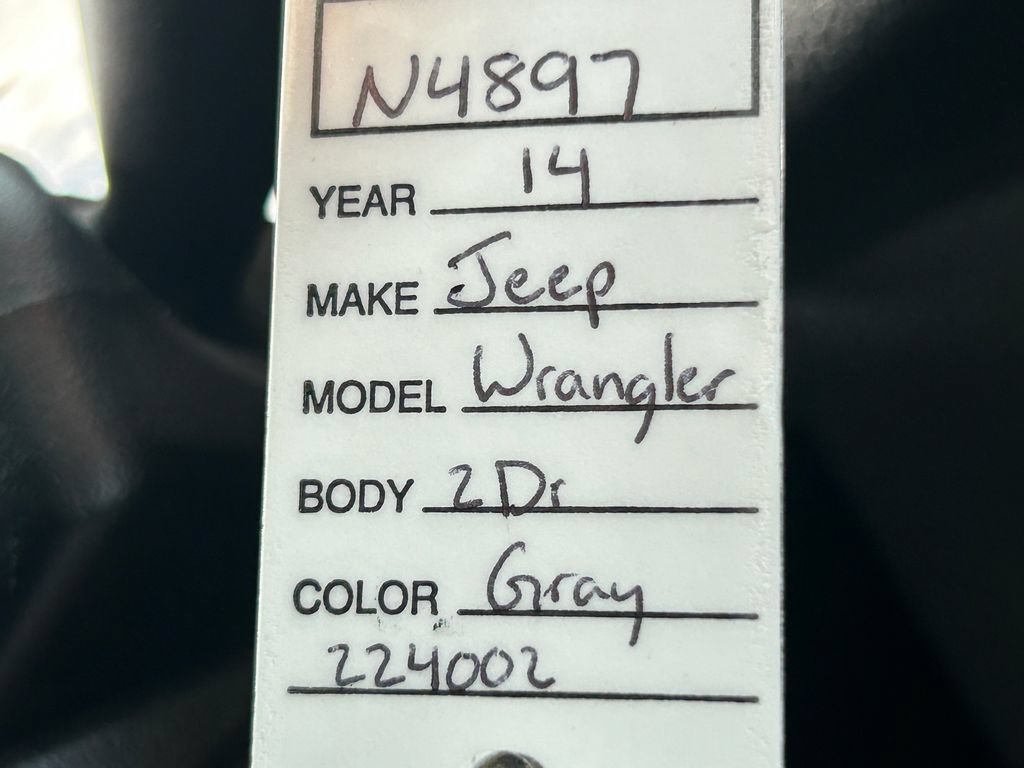 Used 2014 Jeep Wrangler Sport w/ Quick Order Package 24S AWD/4WD image 34