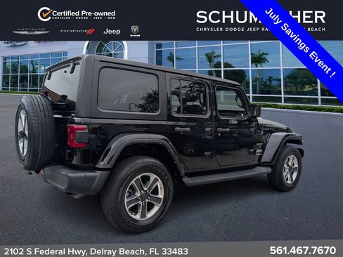 Used 2022 Jeep Wrangler Unlimited Sahara w/ Safety Group AWD/4WD image 7