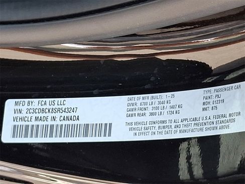 Used 2025 Dodge Charger R/T w/ Quick Order Package 25M R/T image 26