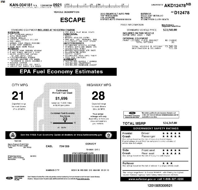 Used 2010 Ford Escape XLT FWD image 27
