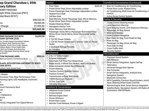 New 2026 Jeep Grand Cherokee L Limited AWD/4WD image 4