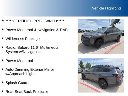 Used 2025 Subaru Outback Wilderness w/ Wilderness Package AWD/4WD image 5