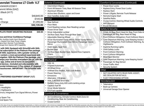 Used 2023 Chevrolet Traverse LT AWD/4WD image 4
