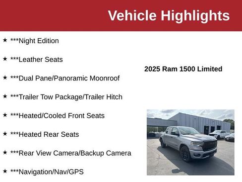 Used 2025 RAM 1500 Limited AWD/4WD image 10