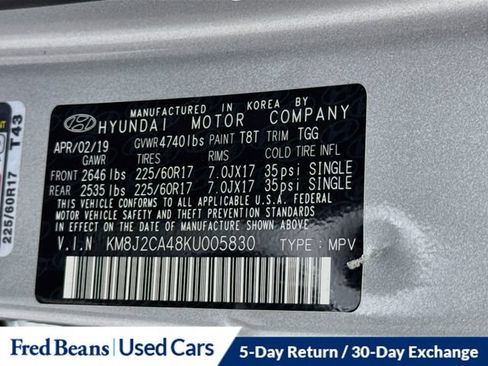 Used 2019 Hyundai Tucson SE w/ Cargo Package AWD/4WD image 34