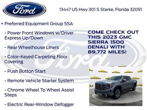 Used 2023 GMC Sierra 1500 Denali w/ Denali Reserve Package AWD/4WD image 25
