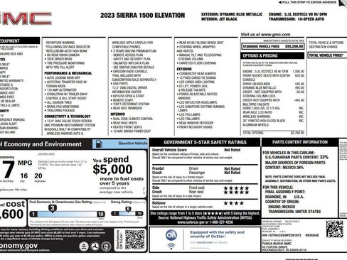 Certified 2023 GMC Sierra 1500 Elevation image 1