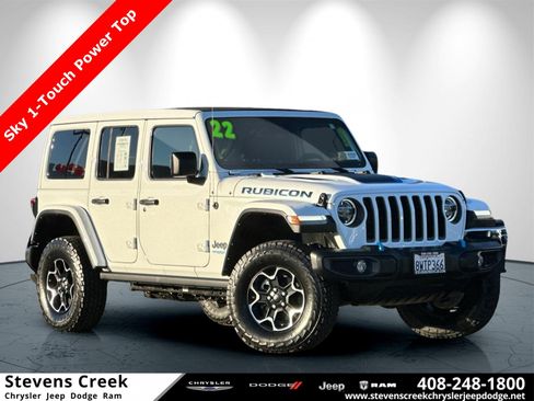 Used 2021 Jeep Wrangler Unlimited Rubicon 4xe w/ Cold Weather Group image 1