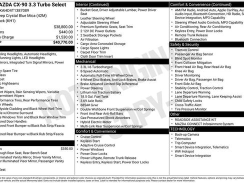 New 2026 MAZDA CX-90 3.3 Turbo w/ Select Package image 4