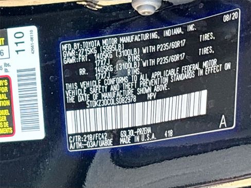 Used 2020 Toyota Sienna LE FWD image 32