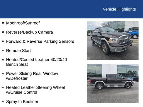 Used 2016 RAM 1500 Laramie w/ Convenience Group RWD image 14