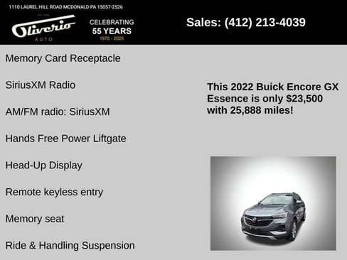 Used 2022 Buick Encore GX Essence w/ Advanced Technology Package image 21