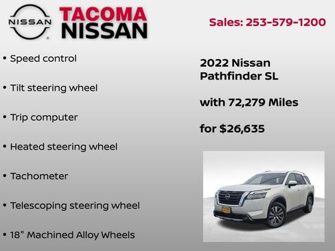 Used 2022 Nissan Pathfinder SL image 12