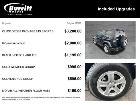 Used 2018 Jeep Wrangler Unlimited Sport S AWD/4WD image 3