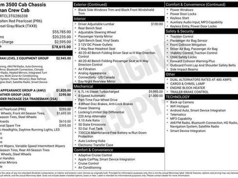 New 2026 RAM 3500 Tradesman AWD/4WD image 14