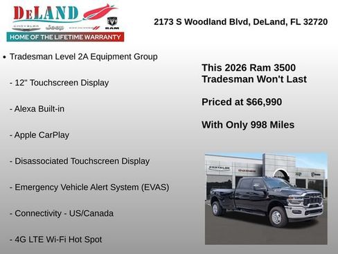 Used 2026 RAM 3500 Tradesman AWD/4WD image 30