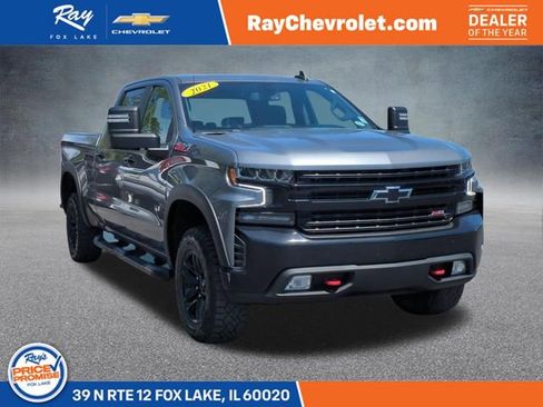 Used 2021 Chevrolet Silverado 1500 LT Trail Boss w/ Bed Protection Package AWD/4WD image 1