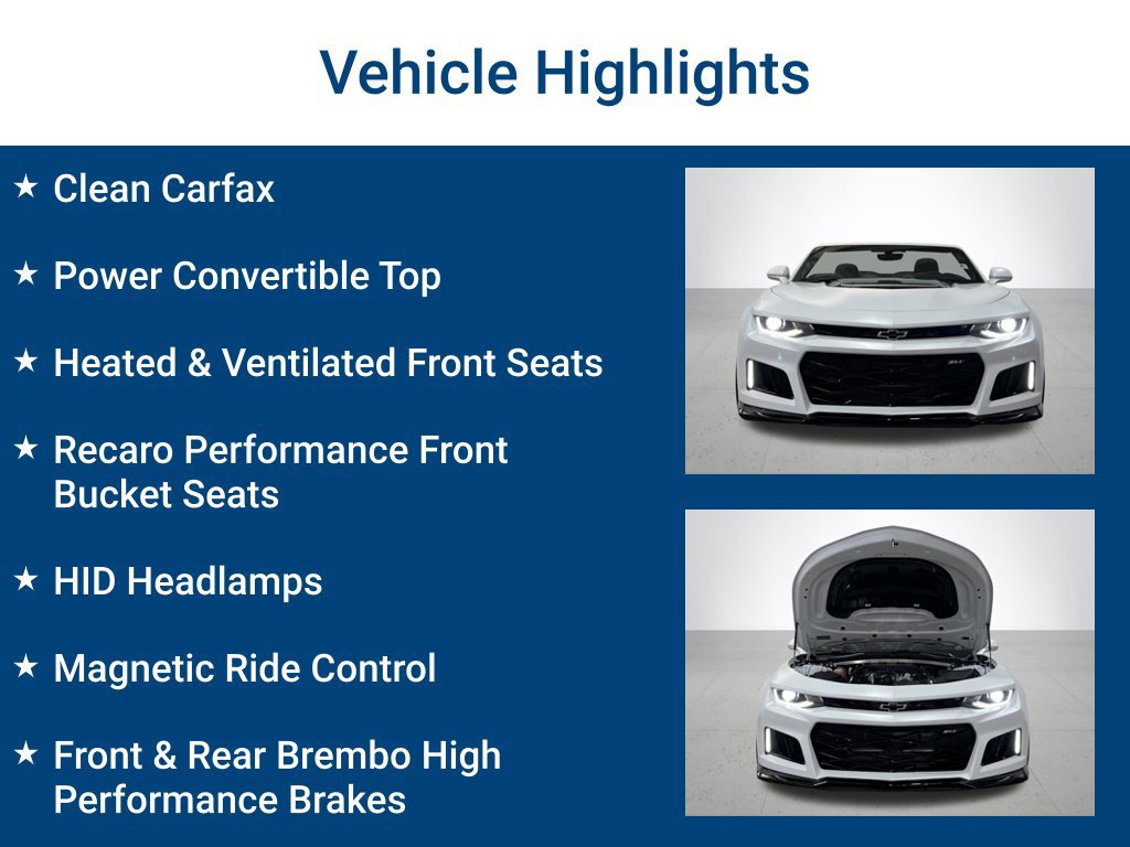 Used 2023 Chevrolet Camaro ZL1 RWD image 3