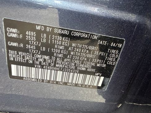 Used 2018 Subaru Outback 2.5i Premium AWD/4WD image 33