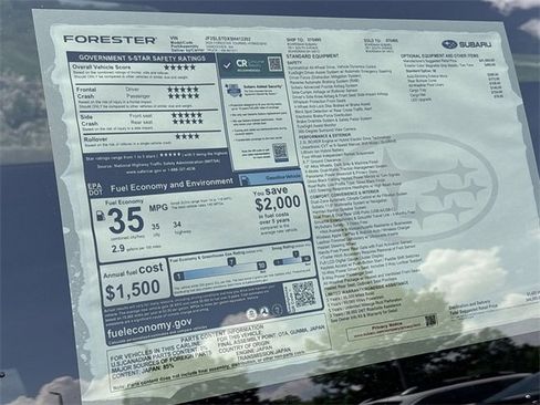 New 2025 Subaru Forester Touring image 25