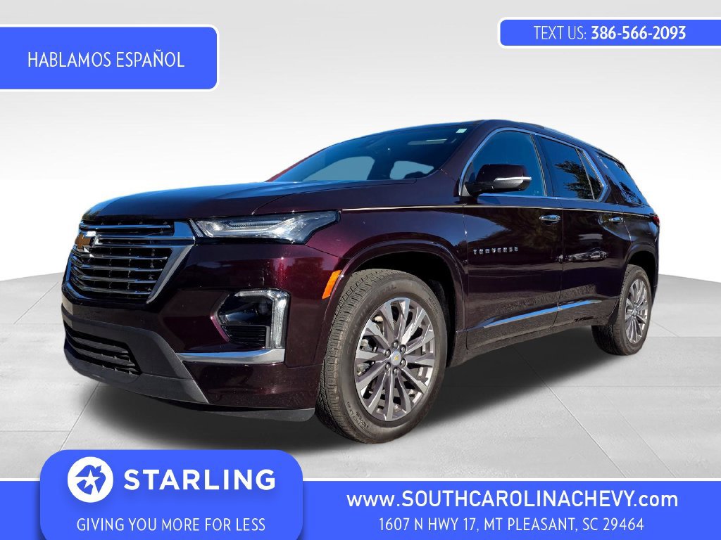 Used 2023 Chevrolet Traverse Premier w/ LPO, Cargo Package FWD image 1