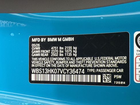 New 2027 BMW M4 Coupe w/ Executive Package RWD image 22
