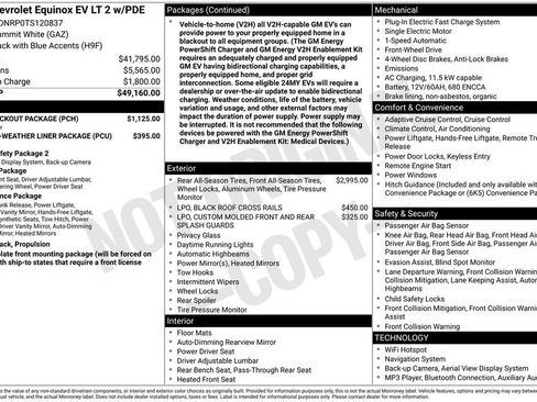 Used 2026 Chevrolet Equinox EV LT w/ LPO, Blackout Package FWD image 4