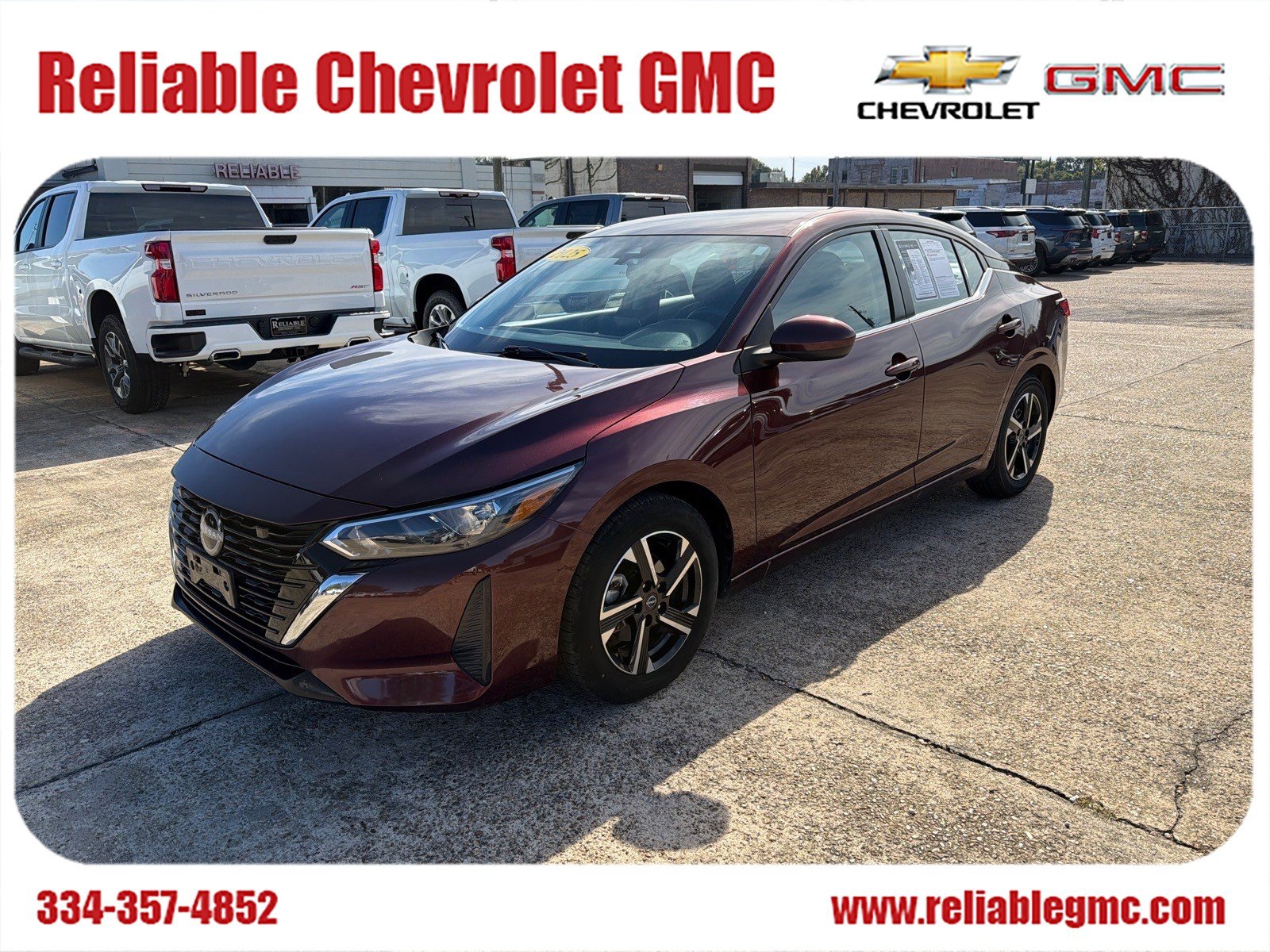 Used 2025 Nissan Sentra SV FWD image 1