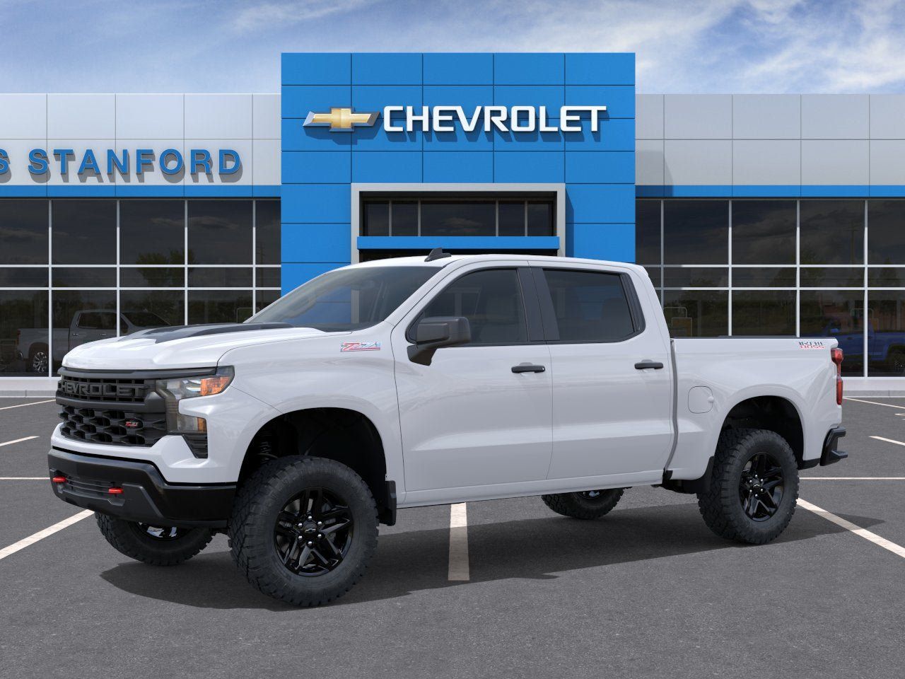 New 2026 Chevrolet Silverado 1500 Custom Trail Boss w/ LPO, Dark Essentials Package AWD/4WD image 2