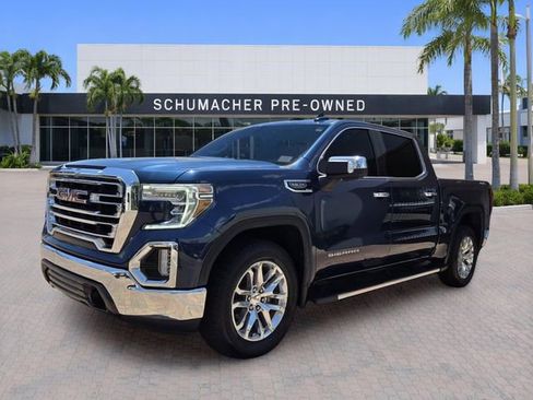 Used 2021 GMC Sierra 1500 SLT w/ SLT Premium Package AWD/4WD image 3
