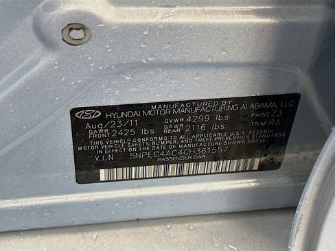 Used 2012 Hyundai Sonata Limited w/ Navigation Pkg image 12