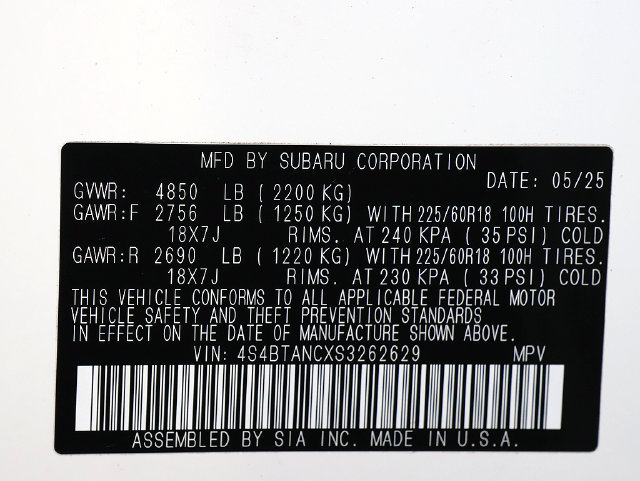 Used 2025 Subaru Outback Limited AWD/4WD image 39