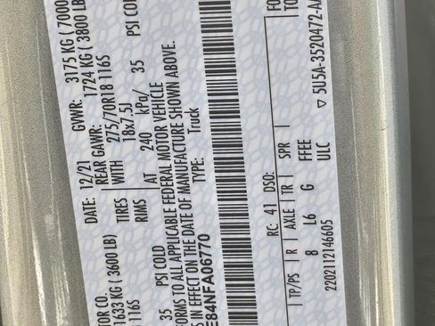 Used 2022 Ford F150 Tremor w/ Equipment Group 402A High image 45