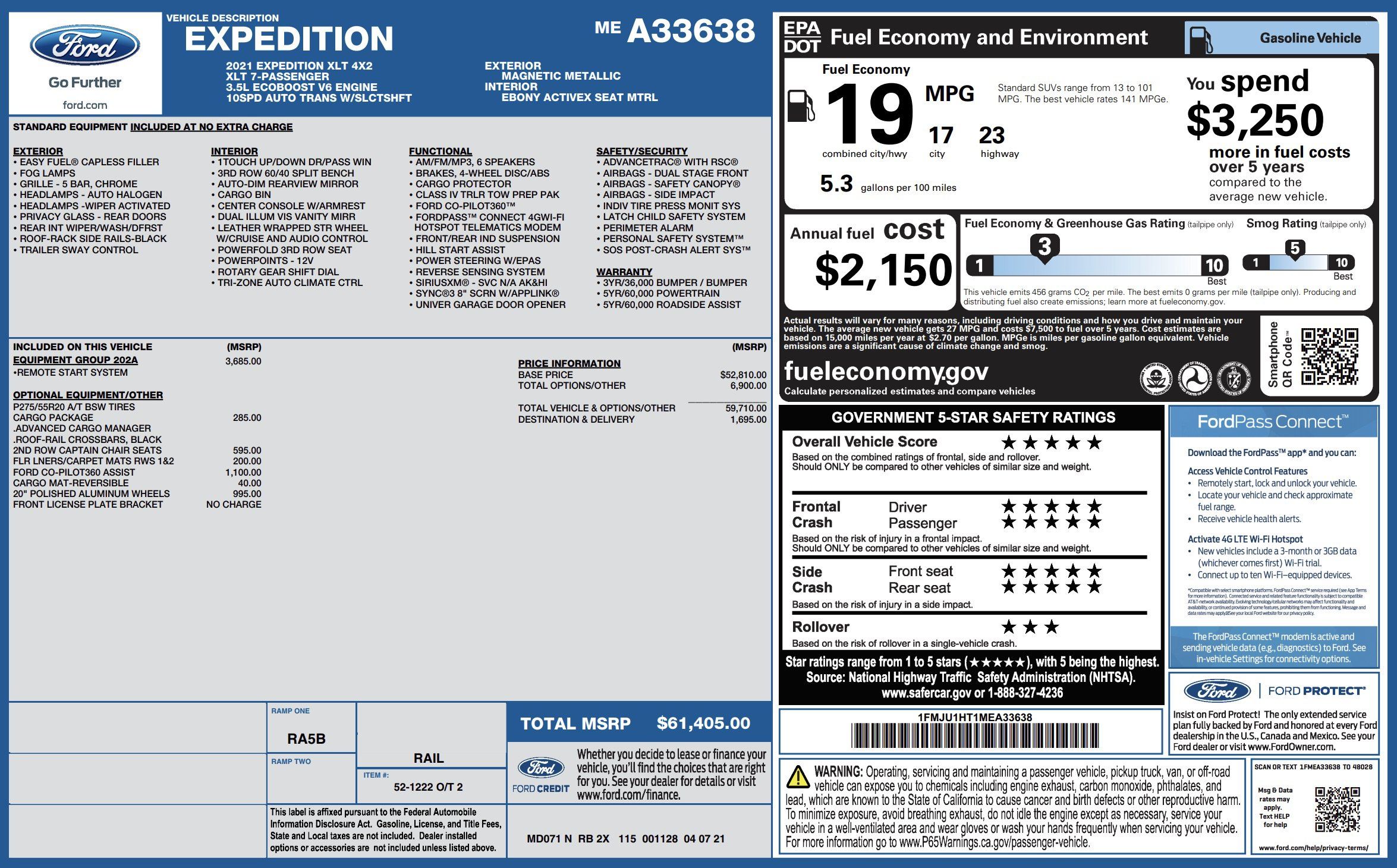 Used 2021 Ford Expedition XLT RWD image 4