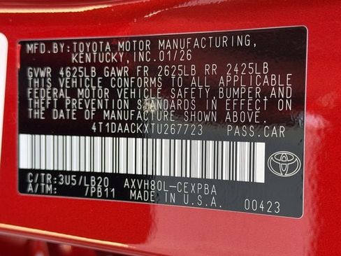 New 2026 Toyota Camry XSE image 28