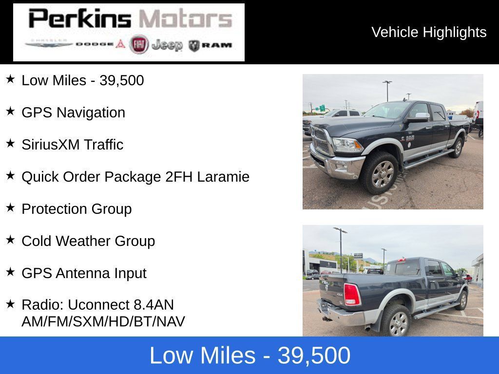 Used 2015 RAM 2500 Laramie w/ Convenience Group AWD/4WD image 2