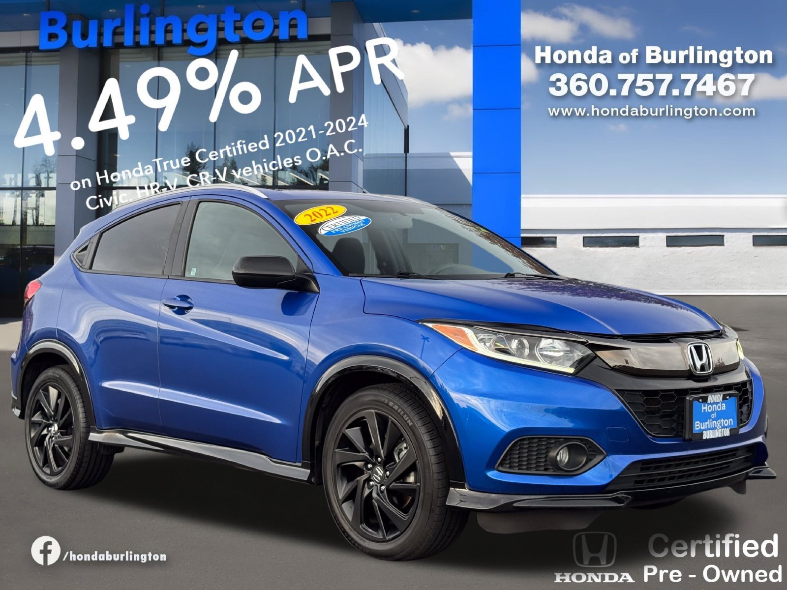 Used 2022 Honda HR-V Sport image 10