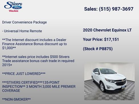 Used 2020 Chevrolet Equinox LT image 26