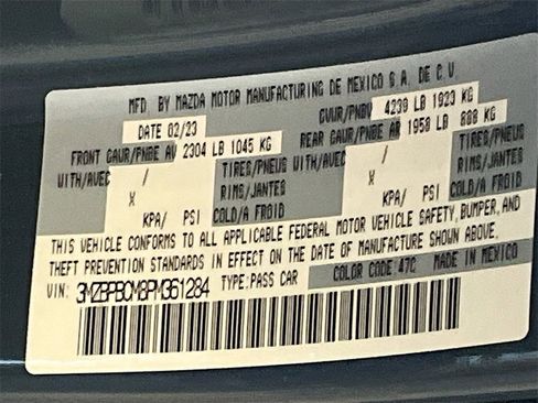 Used 2023 MAZDA MAZDA3 s image 33