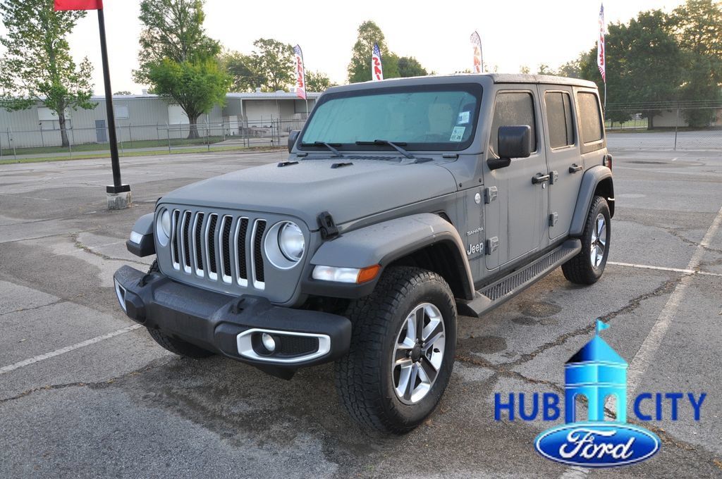 Used 2021 Jeep Wrangler Unlimited Sahara AWD/4WD image 1